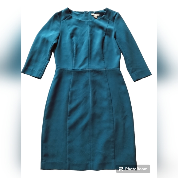 H&M Dress Blue Formal Size S/6 Used - Picture 2 of 9